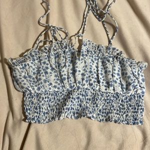 blue and white princess polly tank top Size 6